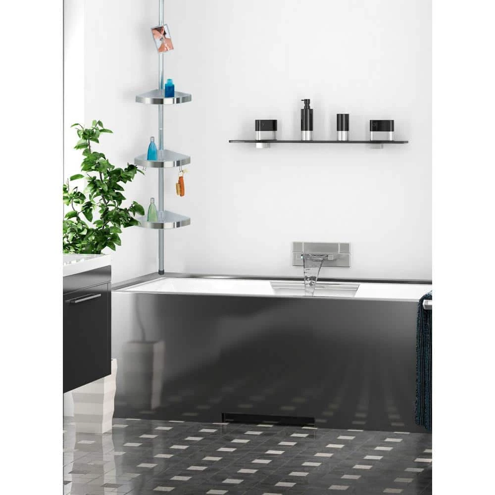 Wenko Premium Tension Pole Caddy Aluminum 8 Wenko Premium Tension Pole Caddy Aluminum - Image 6