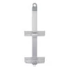 Bath Bliss Adjustable Rust Proof Aluminum 2 Tier Shower Caddy -Toilet Storage Shop silver bath bliss shower caddies 23951 64 1000
