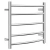 Costway 5-Towel Holders Electric Heated Towel Warmer Wall Mount Drying Rack 304 Stainless Steel in Silver -Toilet Storage Shop silver costway towel warmers es10008us 64 1000