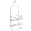 InterDesign Milo Shower Caddy in Silver