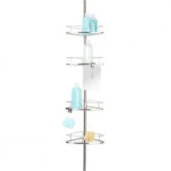 Better Living Fineline 4-Tier Shower Caddy with Mirror 8 Better Living Fineline 4-Tier Shower Caddy with Mirror -Toilet Storage Shop stainless steel better living shower caddies 13406 1f 1000
