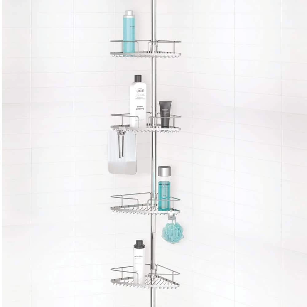 Better Living Fineline 4-Tier Shower Caddy with Mirror 6 Better Living Fineline 4-Tier Shower Caddy with Mirror - Image 4