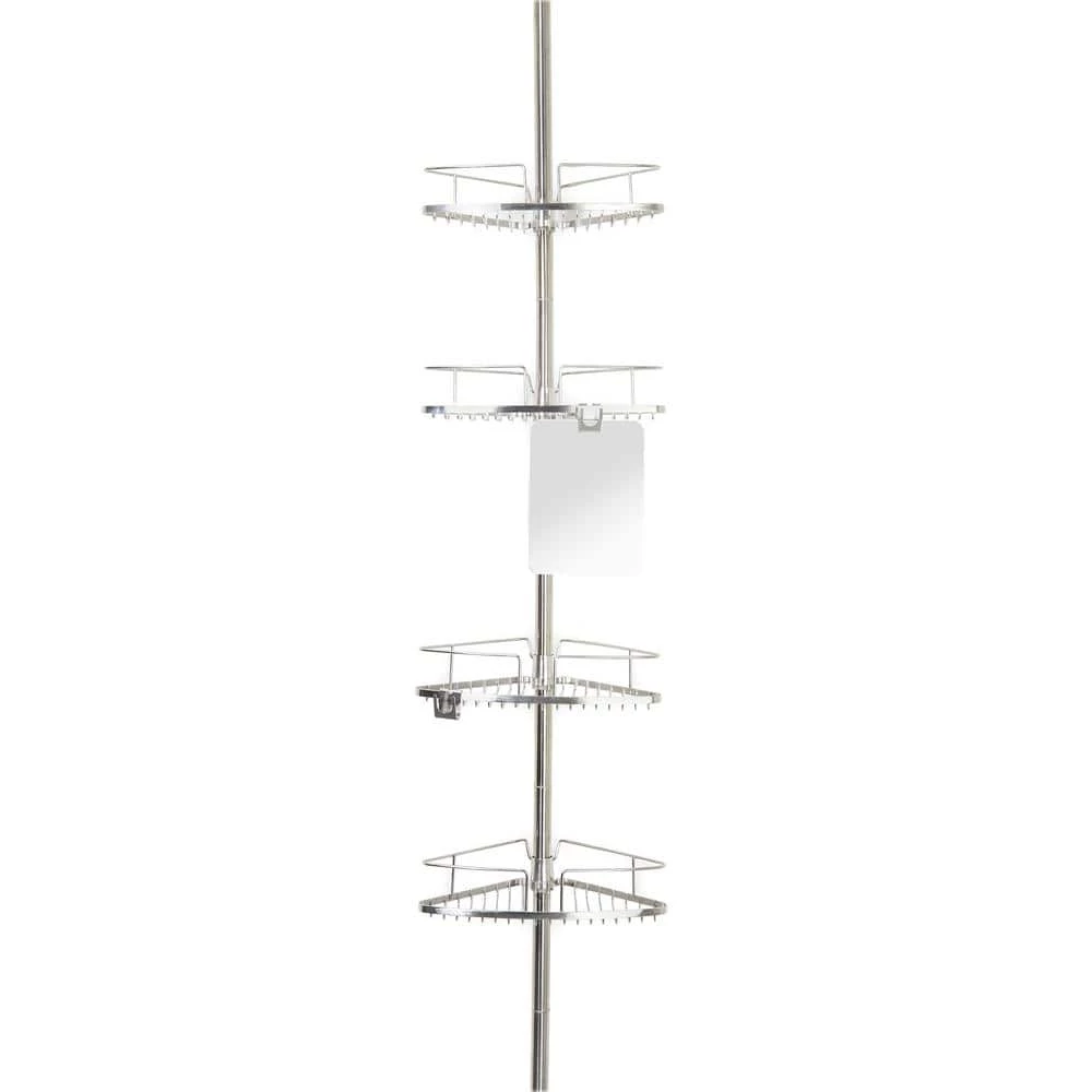 Better Living Fineline 4-Tier Shower Caddy with Mirror 3 Better Living Fineline 4-Tier Shower Caddy with Mirror