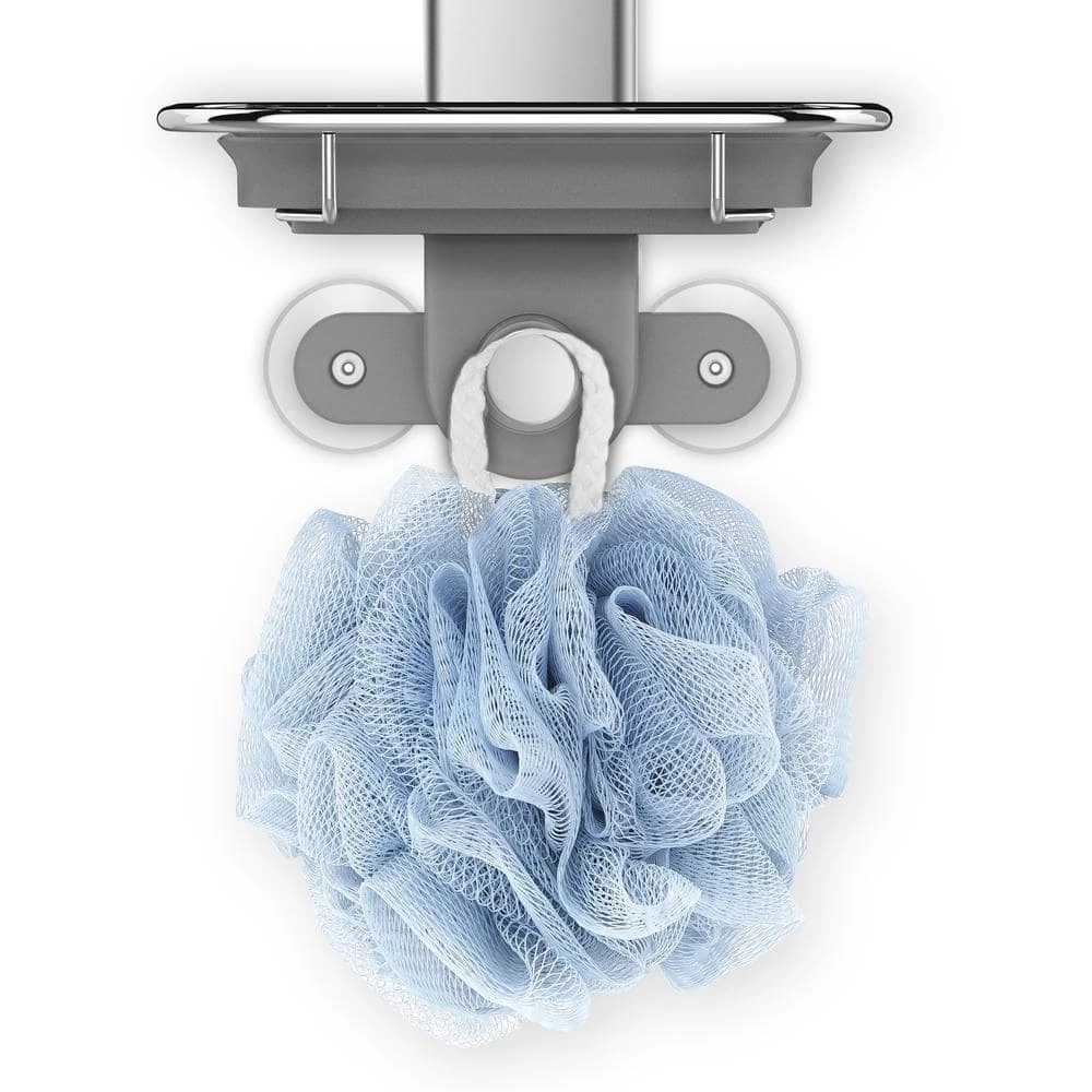 Simplehuman 3-Tier Adjustable Shower Caddy in Aluminum and Stainless Steel 9 Simplehuman 3-Tier Adjustable Shower Caddy in Aluminum and Stainless Steel - Image 7