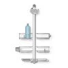 Simplehuman 3-Tier Adjustable Shower Caddy XL in Stainless Steel and Anodized Aluminum