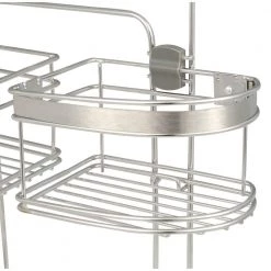 Zenna Home Premium Expandable Shower Caddy for Hand Held Shower or Tall Bottles in Stainless Steel -Toilet Storage Shop stainless steel zenna home shower caddies e7546stbb 40 1000