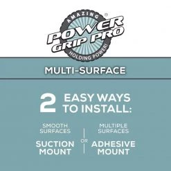 Zenna Home Power Grip Pro Rustproof Multi-Surface Dual Mount 2-Shelf Shower Caddy in Stainless Steel 12 Zenna Home Power Grip Pro Rustproof Multi-Surface Dual Mount 2-Shelf Shower Caddy in Stainless Steel -Toilet Storage Shop stainless zenna home shower caddies e7829stl 1f 1000