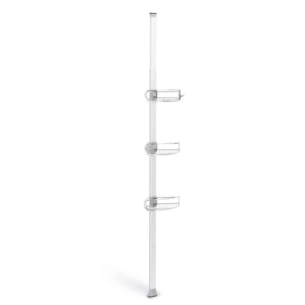 Simplehuman Tension Shower Caddy Stainless Steel And Anodized Aluminum 9 Simplehuman Tension Shower Caddy Stainless Steel And Anodized Aluminum - Image 7