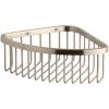 KOHLER Medium Shower Basket in Vibrant Brushed Bronze -Toilet Storage Shop vibrant brushed bronze kohler shower caddies k 1896 bv 64 1000