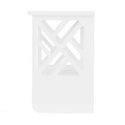 Alaterre Furniture Coventry 27 in. W Over Toilet Open Storage Shelf, 25 in. W Bath Shelf with 2-Towel Rods Space Saver in White -Toilet Storage Shop white alaterre furniture over the toilet storage anct703wh 1f 1000