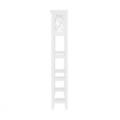 Alaterre Furniture Coventry 39 in. W Over Toilet Open Shelving Unit Space Saver with Side Shelves, 25 in. W Shelf, 2-Towel Rods in White -Toilet Storage Shop white alaterre furniture over the toilet storage anct704wh 44 1000