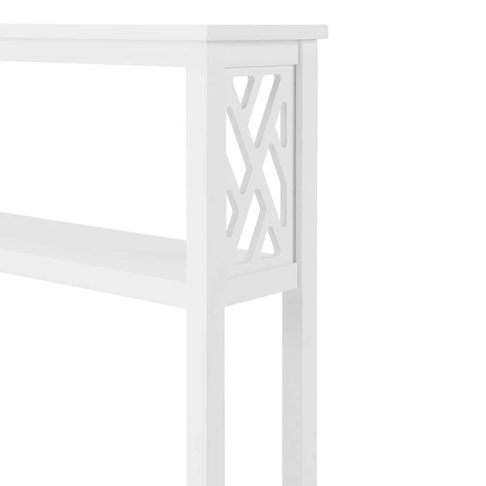 Alaterre Furniture Coventry 27 in. W Over The Toilet Space Saver Tall Bath Storage in White 7 Alaterre Furniture Coventry 27 in. W Over The Toilet Space Saver Tall Bath Storage in White - Image 5