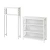 Alaterre Furniture Coventry 27 in. W Over Toilet Open Storage Shelf, 32 in. W Bath Storage Shelf Space Saver in White 1 Alaterre Furniture Coventry 27 in. W Over Toilet Open Storage Shelf, 32 in. W Bath Storage Shelf Space Saver in White -Toilet Storage Shop white alaterre furniture over the toilet storage anct736wh 64 1000