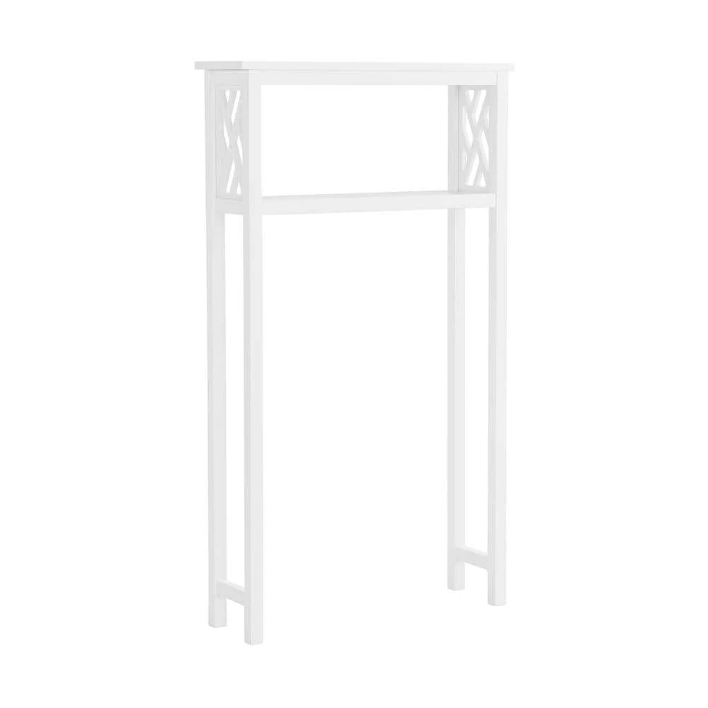 Alaterre Furniture Coventry 27 in. W Over Toilet Open Storage Shelf, 32 in. W Bath Storage Shelf Space Saver in White 8 Alaterre Furniture Coventry 27 in. W Over Toilet Open Storage Shelf, 32 in. W Bath Storage Shelf Space Saver in White - Image 6