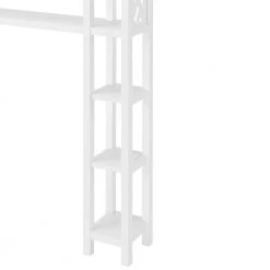 Alaterre Furniture Coventry 39 in. W Over Toilet Open Shelving Unit Space Saver with Side Shelves, 32 in. W Bath Storage Shelf in White 15 Alaterre Furniture Coventry 39 in. W Over Toilet Open Shelving Unit Space Saver with Side Shelves, 32 in. W Bath Storage Shelf in White -Toilet Storage Shop white alaterre furniture over the toilet storage anct746wh 76 1000