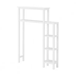 Alaterre Furniture Dover 35 in. W Over Toilet Space Saver with Side Shelving, 27 in. W Wall Bathroom Cabinet with Towel Rod in White 11 Alaterre Furniture Dover 35 in. W Over Toilet Space Saver with Side Shelving, 27 in. W Wall Bathroom Cabinet with Towel Rod in White -Toilet Storage Shop white alaterre furniture over the toilet storage ando703wh 4f 1000