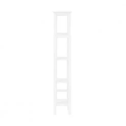 Alaterre Furniture Dover 35 in. W Over Toilet Space Saver with Side Shelving in White -Toilet Storage Shop white alaterre furniture over the toilet storage ando70wh 1f 1000