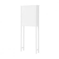 Alaterre Furniture Dover 27 in. W Over Toilet Hutch Space Saver with 2-Doors in White -Toilet Storage Shop white alaterre furniture over the toilet storage ando71wh 44 1000