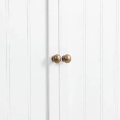 Alaterre Furniture Dover 27 in. W Over Toilet Hutch Space Saver with 2-Doors in White -Toilet Storage Shop white alaterre furniture over the toilet storage ando71wh 76 1000