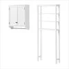 Alaterre Furniture Dover 27 in. W Over Toilet Space Saver with Open Shelving, 27 in. W Wall Storage Cabinet, 2-Doors and Towel Rod in White 1 Alaterre Furniture Dover 27 in. W Over Toilet Space Saver with Open Shelving, 27 in. W Wall Storage Cabinet, 2-Doors and Towel Rod in White -Toilet Storage Shop white alaterre furniture over the toilet storage ando723wh 64 1000
