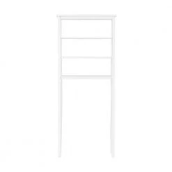 Alaterre Furniture Dover 27 in. W Over Toilet Space Saver with Open Shelving, 27 in. W Bathroom Shelf with 2-Towel Rods in White 11 Alaterre Furniture Dover 27 in. W Over Toilet Space Saver with Open Shelving, 27 in. W Bathroom Shelf with 2-Towel Rods in White -Toilet Storage Shop white alaterre furniture over the toilet storage ando724wh 4f 1000