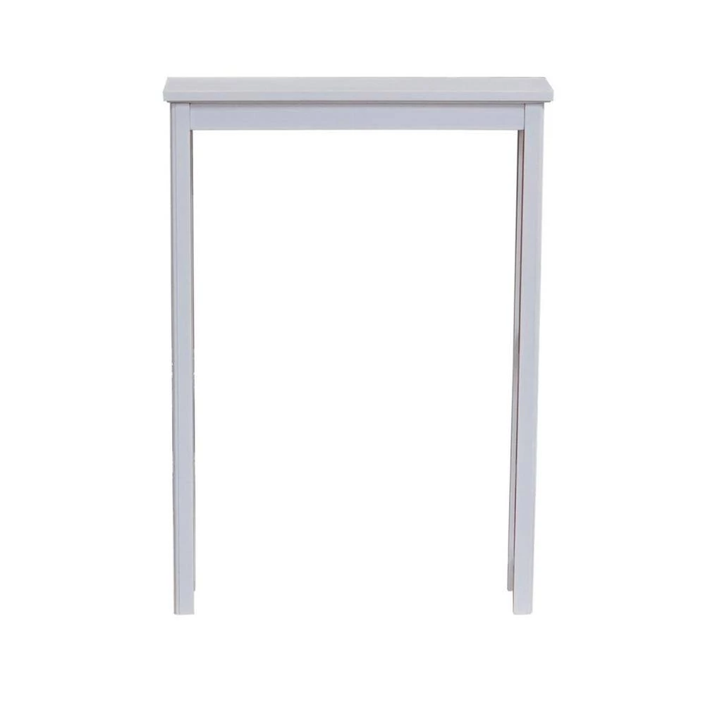 Alaterre Furniture Dorset 27 in. W x 66 in. H x 9 in. D White Over-the-Toilet Storage with Glass Doors 7 Alaterre Furniture Dorset 27 in. W x 66 in. H x 9 in. D White Over-the-Toilet Storage with Glass Doors - Image 5