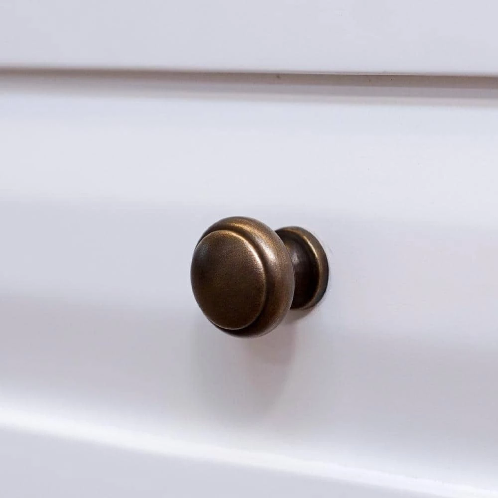 Alaterre Furniture Dorset 27 in. W x 66 in. H x 9 in. D White Over-the-Toilet Storage with Glass Doors 8 Alaterre Furniture Dorset 27 in. W x 66 in. H x 9 in. D White Over-the-Toilet Storage with Glass Doors - Image 6