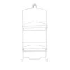 Bath Bliss Ellipse Collection Deluxe Shower Caddy in White -Toilet Storage Shop white bath bliss shower caddies 10136 white 64 1000