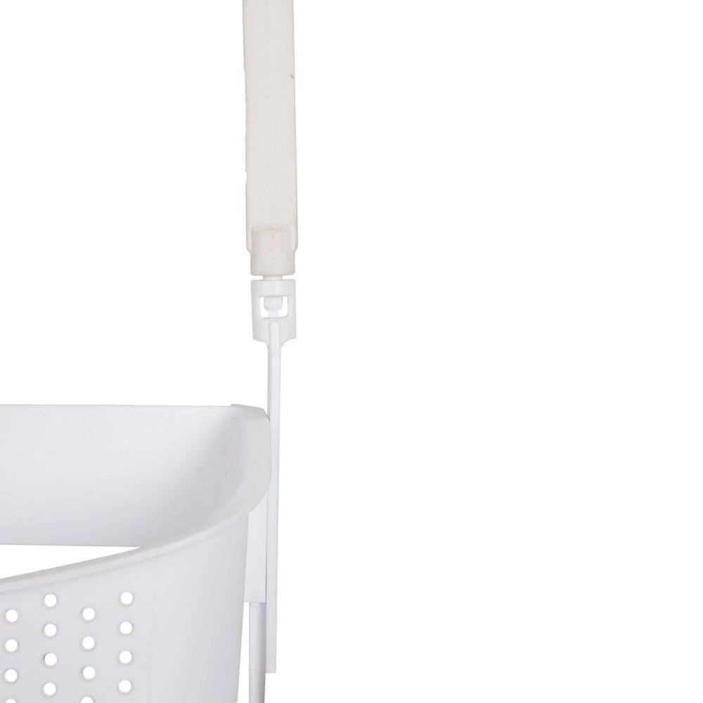 Bath Bliss 2 Way Convertible Shower Caddy in White 7 Bath Bliss 2 Way Convertible Shower Caddy in White - Image 5
