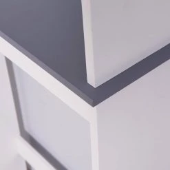 Cadeninc 7.50 in. W x 68.10 in. H x 23.22 in. D White CARB P2 MDF Over-the-Toilet Storage in White 11 Cadeninc 7.50 in. W x 68.10 in. H x 23.22 in. D White CARB P2 MDF Over-the-Toilet Storage in White -Toilet Storage Shop white cadeninc over the toilet storage zh jmw4565 1f 1000