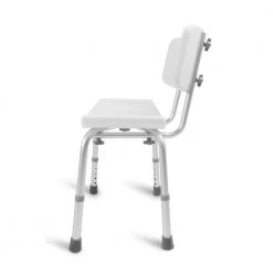 DMI Medical Heavy-Duty Spa Bathtub Tool-Free Assembly Adjustable Height Shower Chair Bath Seat Bench with Black, White -Toilet Storage Shop white dmi shower seats 522 0798 1900 4f 1000