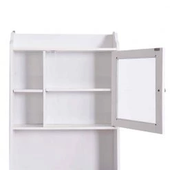EPOWP 23.2 in. W x 68 in. H x 7.5 in. D White Over-the-Toilet Storage 13 EPOWP 23.2 in. W x 68 in. H x 7.5 in. D White Over-the-Toilet Storage -Toilet Storage Shop white epowp over the toilet storage w4093pbh1565 66 1000