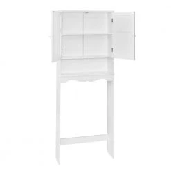 Honey-Can-Do 23.5 in. W x 63 in. H x 7.8 in. D White MDF Over-the-Toilet Storage -Toilet Storage Shop white honey can do over the toilet storage bth 09600 44 1000