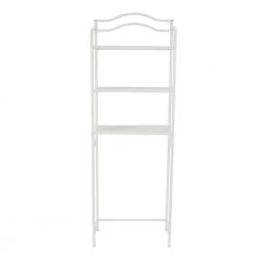 HOUSEHOLD ESSENTIALS 23.5 in. W x 65.5 in. H x 11 in. D White Over-the-Toilet Storage 12 HOUSEHOLD ESSENTIALS 23.5 in. W x 65.5 in. H x 11 in. D White Over-the-Toilet Storage -Toilet Storage Shop white household essentials over the toilet storage 8065 1 44 1000