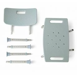 Medline Bath Safety Bath Bench with Microban in White -Toilet Storage Shop white medline shower seats mds89745kdmbh 1f 1000