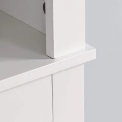 Nestfair 24 in. W x 67 in. H x 8 in. D White Over-the-Toilet Storage -Toilet Storage Shop white nestfair over the toilet storage l35619w409 1f 1000