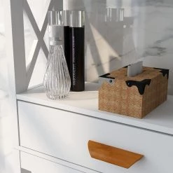 Unbranded 23.6 in. W x 8in. D x 65 in. H White MDF Over the Toilet Storage Cabinet with a Drawer & 2 Shelves Bathroom Rack 14 Unbranded 23.6 in. W x 8in. D x 65 in. H White MDF Over the Toilet Storage Cabinet with a Drawer & 2 Shelves Bathroom Rack -Toilet Storage Shop white over the toilet storage aybszhd1032 44 1000