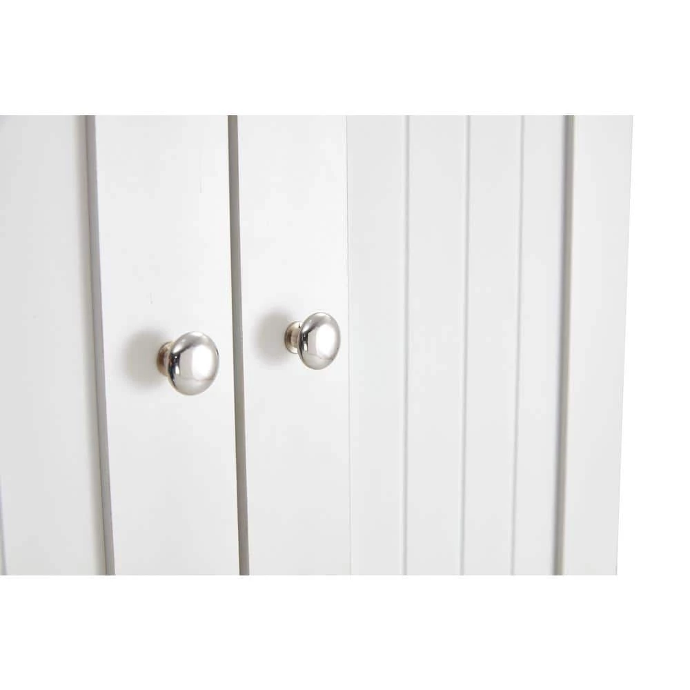 FORCLOVER 23.6 in. W x 61.8 in. H x 9 in. D White Over-the-Toilet Storage 7 FORCLOVER 23.6 in. W x 61.8 in. H x 9 in. D White Over-the-Toilet Storage - Image 5