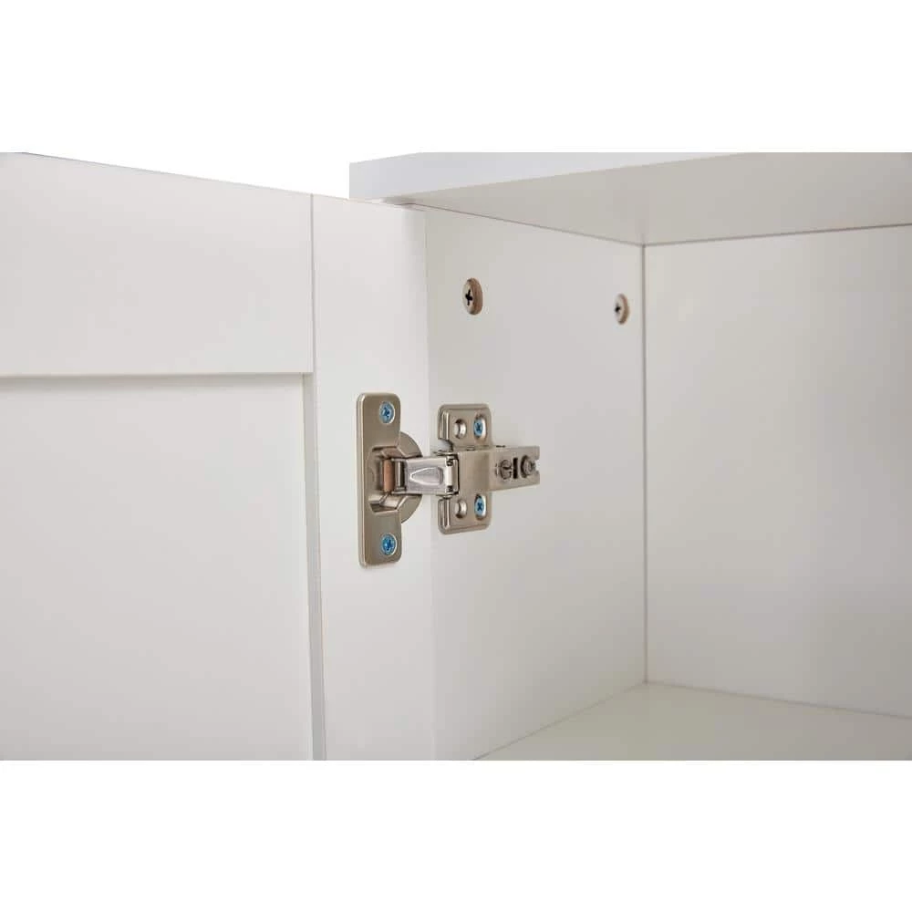 FORCLOVER 23.6 in. W x 61.8 in. H x 9 in. D White Over-the-Toilet Storage 6 FORCLOVER 23.6 in. W x 61.8 in. H x 9 in. D White Over-the-Toilet Storage - Image 4