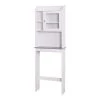 Maincraft 23.22 in. W x 68.11 in. H x 7.5 in. D White MDF Over-the-Toilet Storage