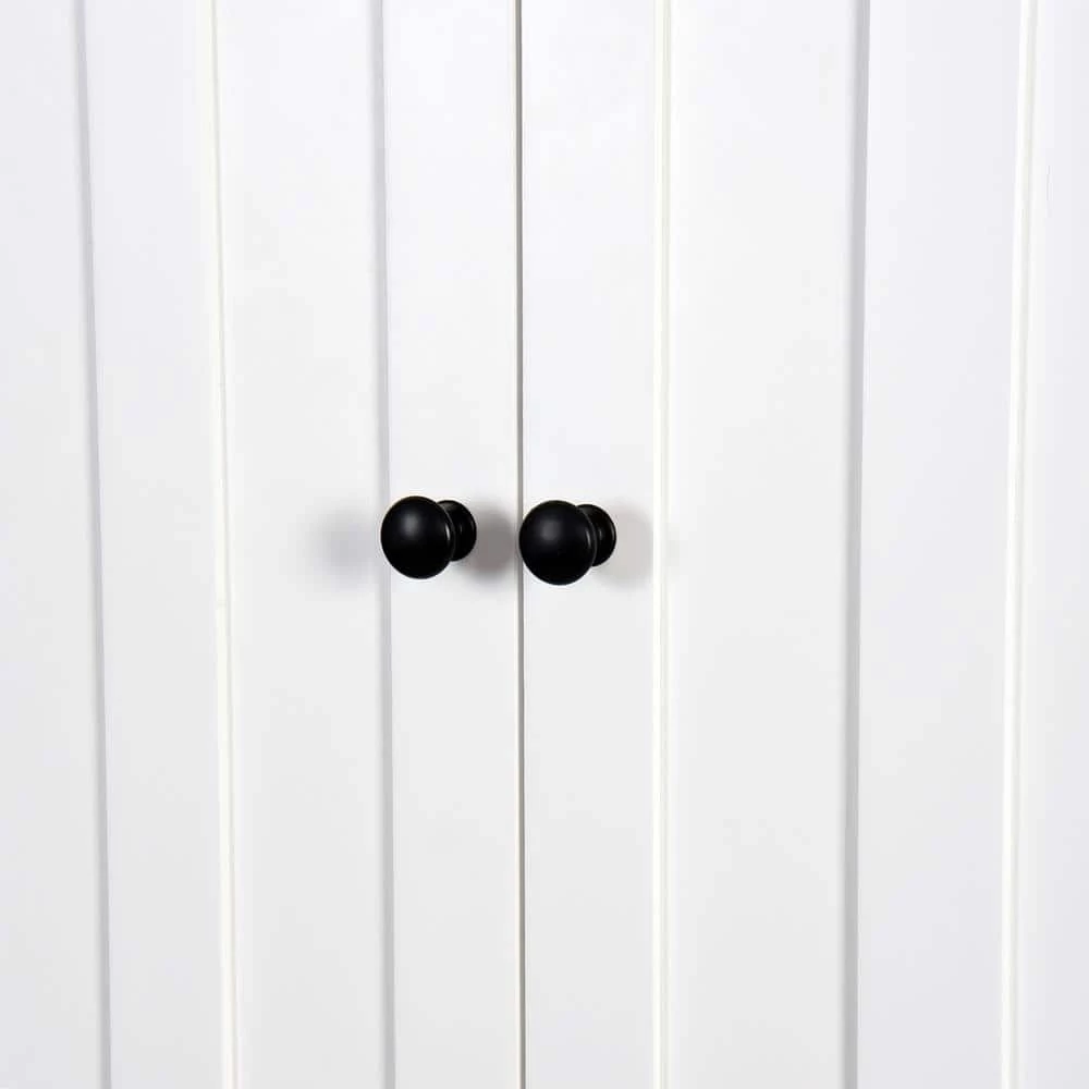 Hooseng Gypsus 23.6 in. W x 67.3 in. H x 7.7 in. D White MDF Over-the-Toilet Storage 7 Hooseng Gypsus 23.6 in. W x 67.3 in. H x 7.7 in. D White MDF Over-the-Toilet Storage - Image 5