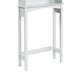 Polibi 23.6 in. W x 62 in. H x 8.9 in. D White Over-the-Toilet Storage with Adjustable Shelf Collect Cabinet 18 Polibi 23.6 in. W x 62 in. H x 8.9 in. D White Over-the-Toilet Storage with Adjustable Shelf Collect Cabinet -Toilet Storage Shop white over the toilet storage rs 236wots 44 1000