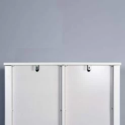 FORCLOVER 27 in. W x 67 in. H x 9 in. D White Wood Modern Over-the-Toilet Storage in White with Adjustable Shelves and Barn Door 13 FORCLOVER 27 in. W x 67 in. H x 9 in. D White Wood Modern Over-the-Toilet Storage in White with Adjustable Shelves and Barn Door -Toilet Storage Shop white over the toilet storage tuemfzh38 66 1000