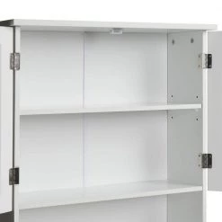 EPOWP 9 in. W x 62 in. H x 24 in. D White Over-the-Toilet Storage -Toilet Storage Shop white over the toilet storage wf194550aakliuy 4f 1000