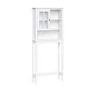 RiverRidge Home Danbury 27.44 in. W x 63.75 in. H x 7.75 in. D Space Saver in White 1 RiverRidge Home Danbury 27.44 in. W x 63.75 in. H x 7.75 in. D Space Saver in White -Toilet Storage Shop white riverridge home over the toilet storage 06 169 64 1000