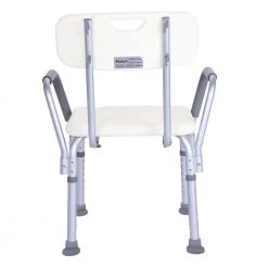 Winado Adjustable Medical Shower Chair Bath Bench Stool Tub Seat with Armrest Back in White -Toilet Storage Shop white shower seats 254950176920 44 1000
