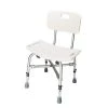 Winado Heavy-duty Adjustable Height Bath Shower Chair Bench Stool Tub Seat Backrest -Toilet Storage Shop white shower seats 263515991748 64 1000