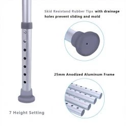 Winado Adjustable Safety Shower Chair Tub Seat Bench Bath Stool White -Toilet Storage Shop white shower seats 681948737151 44 1000