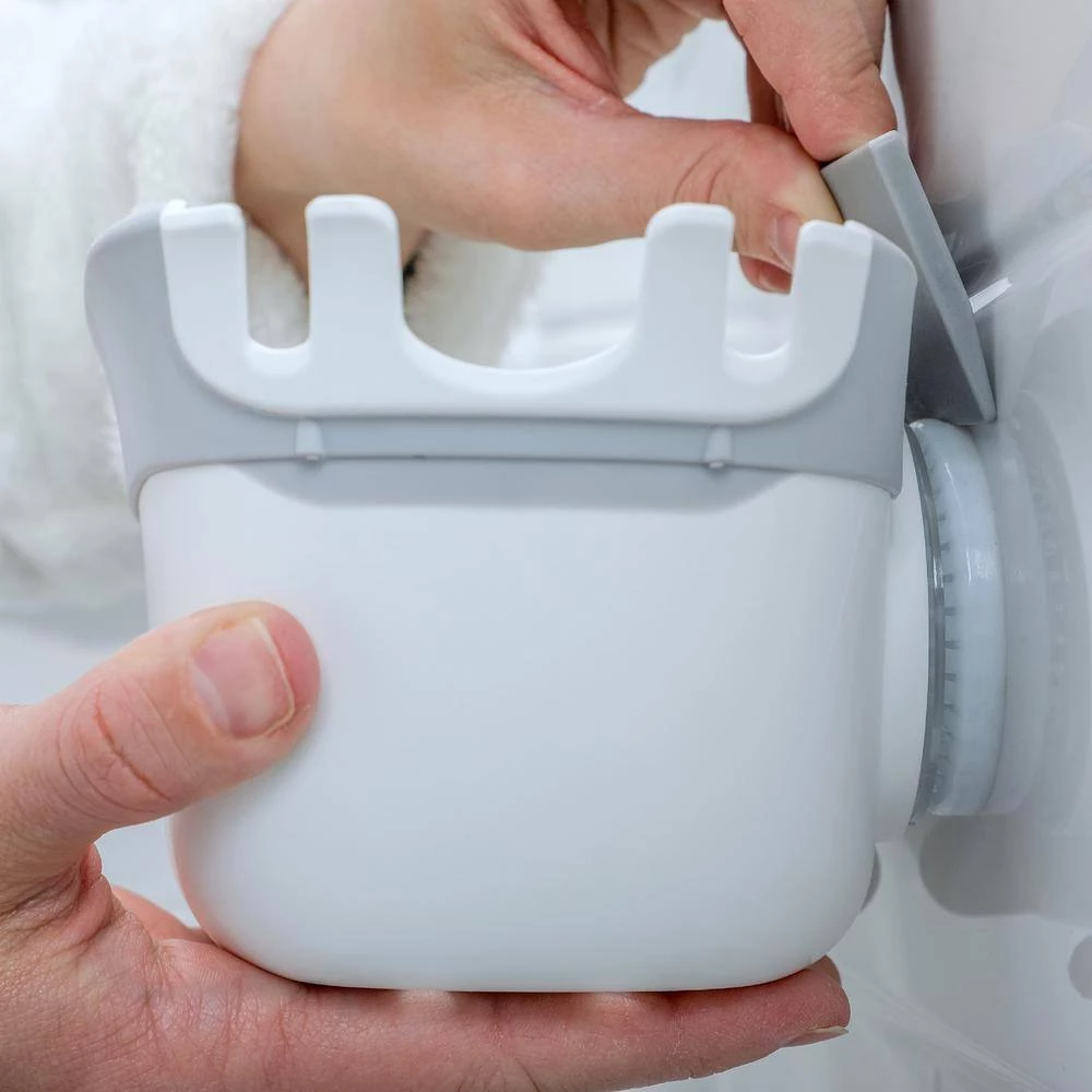 SlipX Solutions On the Dot Suction Shower Basket in White 8 SlipX Solutions On the Dot Suction Shower Basket in White - Image 6