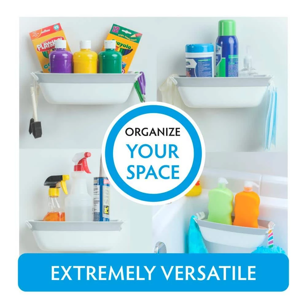 SlipX Solutions On the Dot Suction Shower Basket in White 7 SlipX Solutions On the Dot Suction Shower Basket in White - Image 5